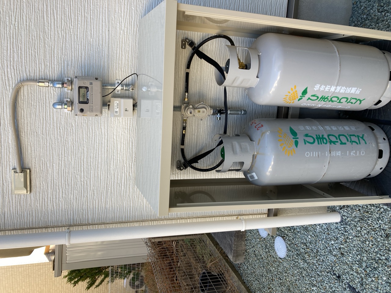 LPガスボンベ設置